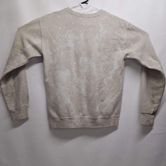 Punchy Western Cowgirl Sweatshirt Rodeo Graphic Pullover No Tag Stained Sleeves - Picture 10 of 15